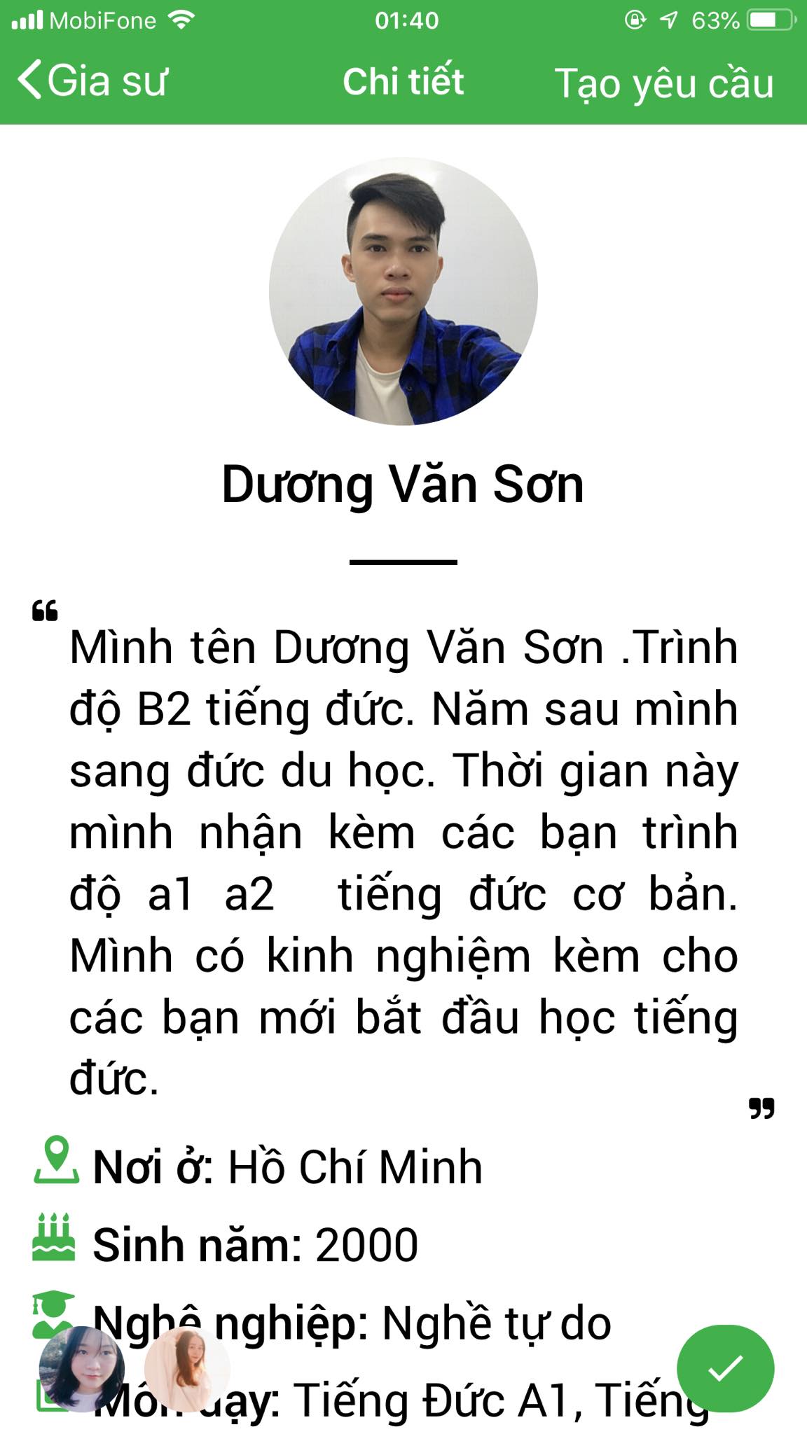  App Daykemtainha.vn tiếng Đức A1